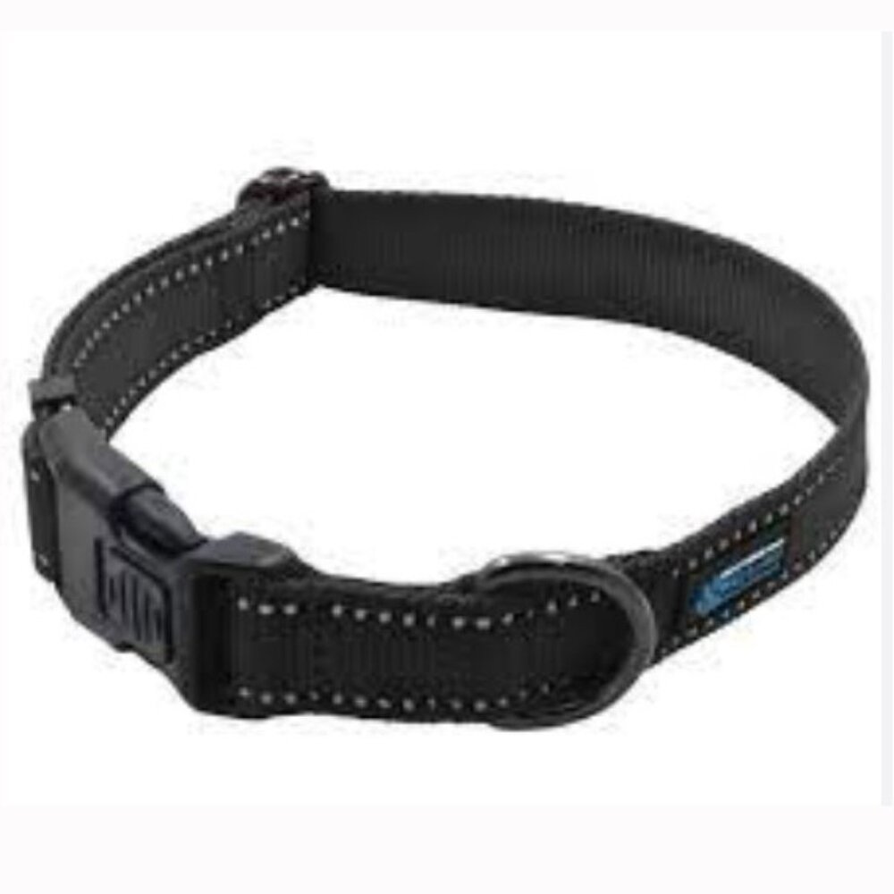 Dog Collar: Black, NEO, Large